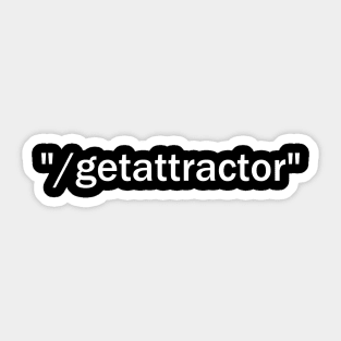 "/getattractor" Sticker